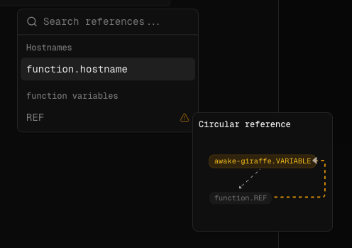 Circular reference detection